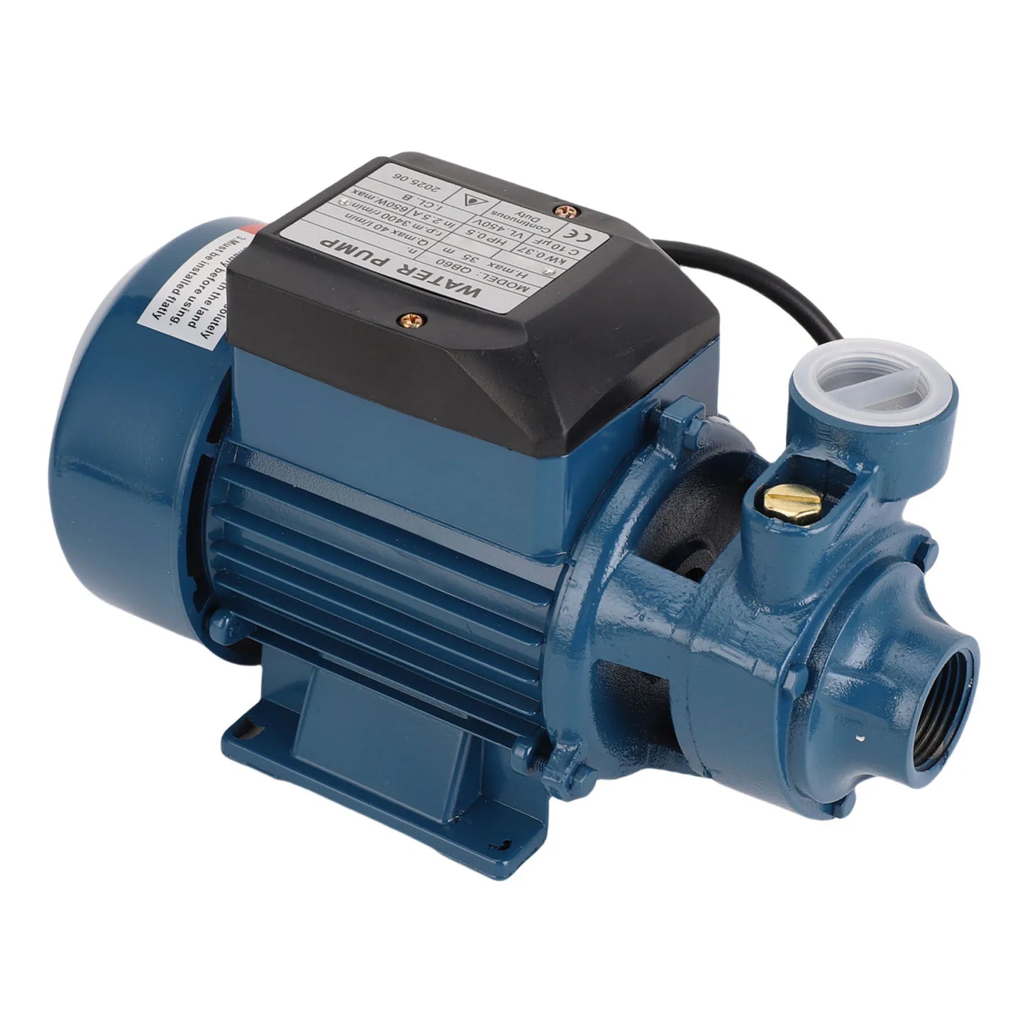 Solar  Solar  650W 3400rpm 35m Lift 1in Outlet Pressure Boosting 40L/min Centrifugal Pump