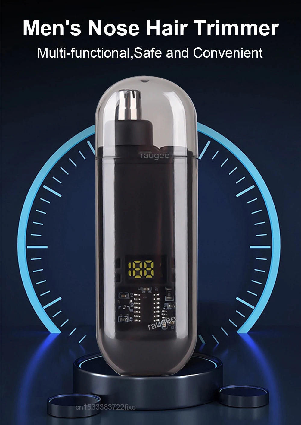Nose Hair Trimmer for Men Portable Mini Nose Hair Remover USB Rechargeable Trimmer for Nose and Ears Electric Nose Hair Cutter