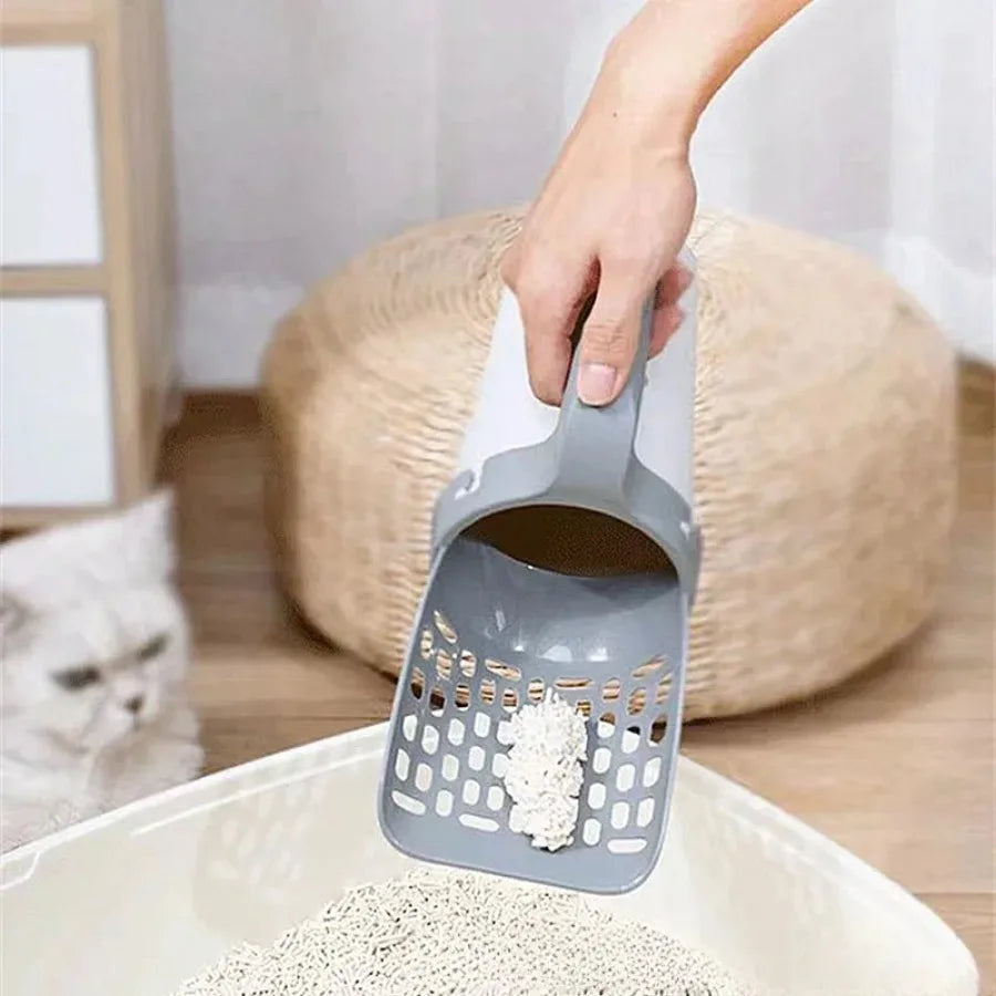 Cat Litter Shovel Scoop For Pet Filter Clean Toilet Garbage Picker Cat Supplies Accessory Cat Litter Box Self Cleaning