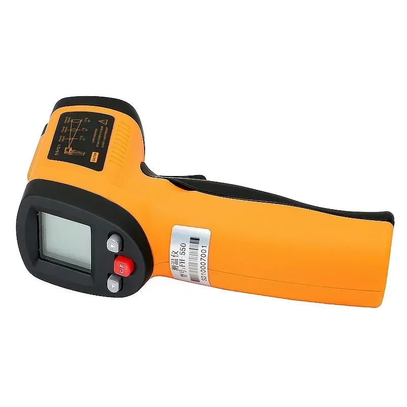 Handheld Digital Infrared Thermometer -50-380°C/-50-550°C Laser Temperature Meter LCD Display Temperature Gun For Industrial