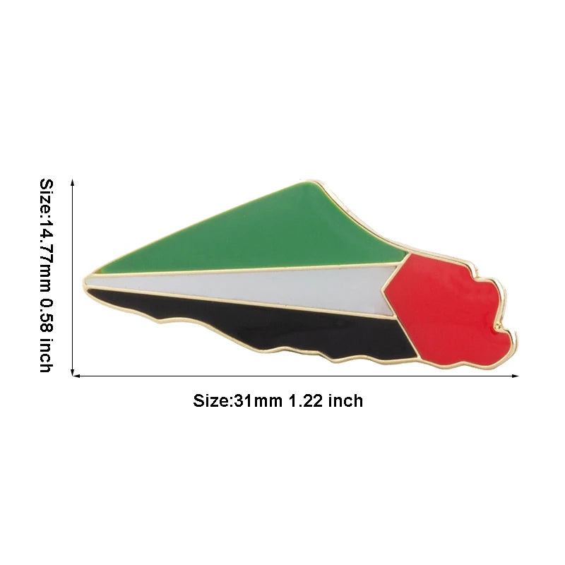 Palestine Flag Lapel Pin Friendship Flag Badge Flag pin