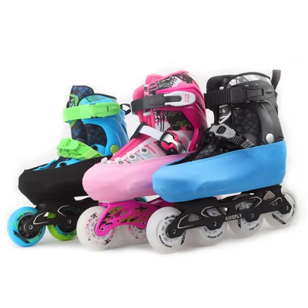 Scratch Resistant Roller Skating Shoes Cover Lightweight Speed Skating Ice Skate Boot Covers Stretch Elastic