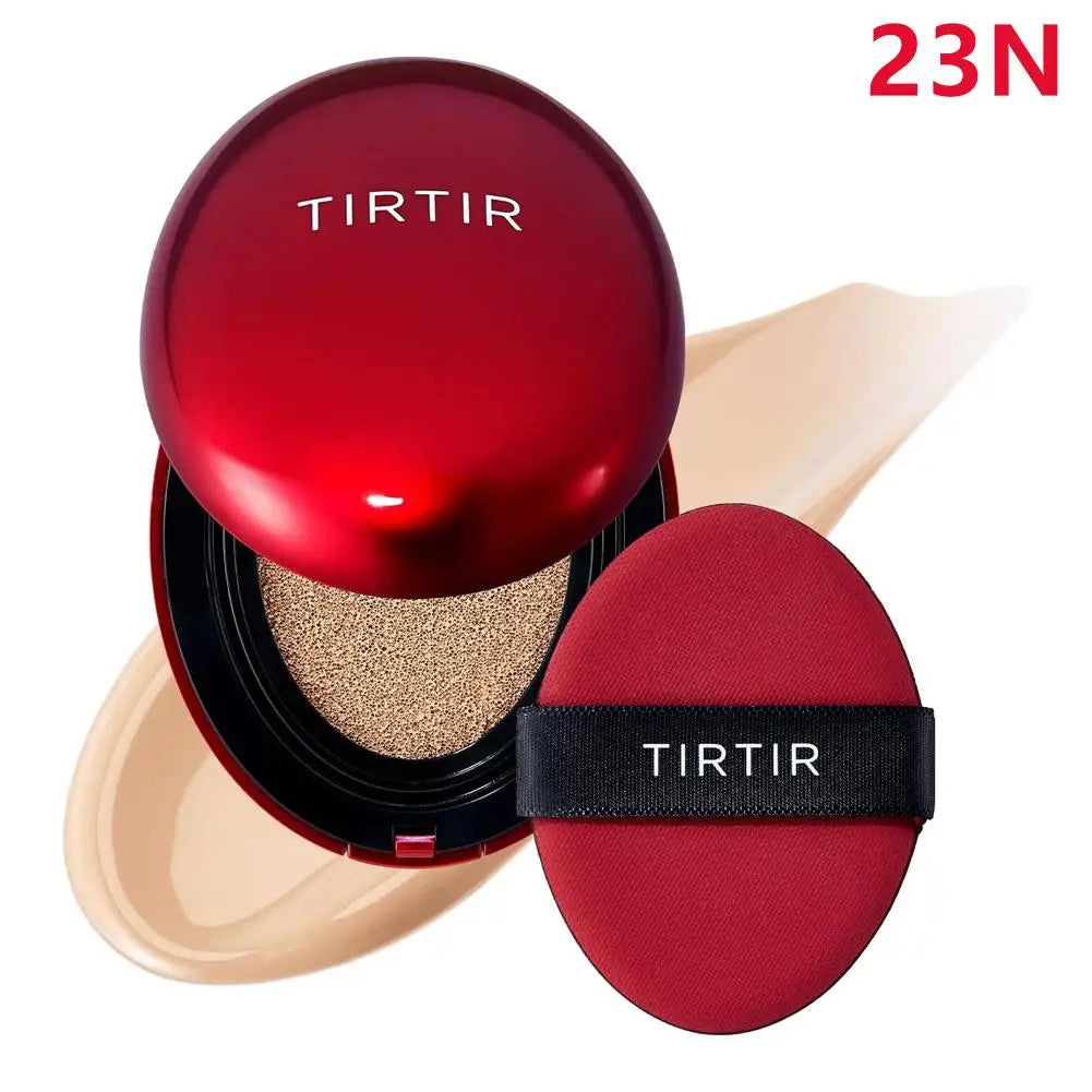 NEW For TIRTIR Mask Fit Red Cushion Foundation Long-Lasting Lightweight Buildable Coverage Finish Korean Cushion Foundation Care