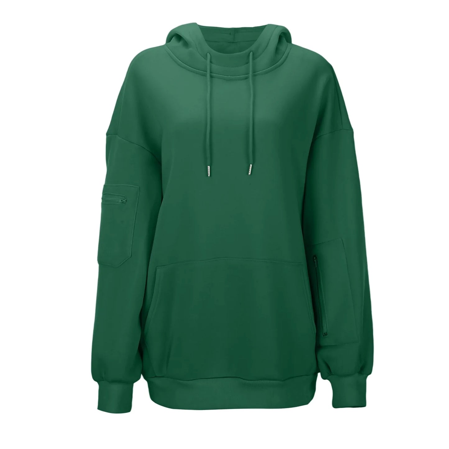 Oversize Hooded Sweatshirt Women With Eye Mask Solid Color Loose Casual Hoodies Sport Running Plus Size Sweatshirt Pullover