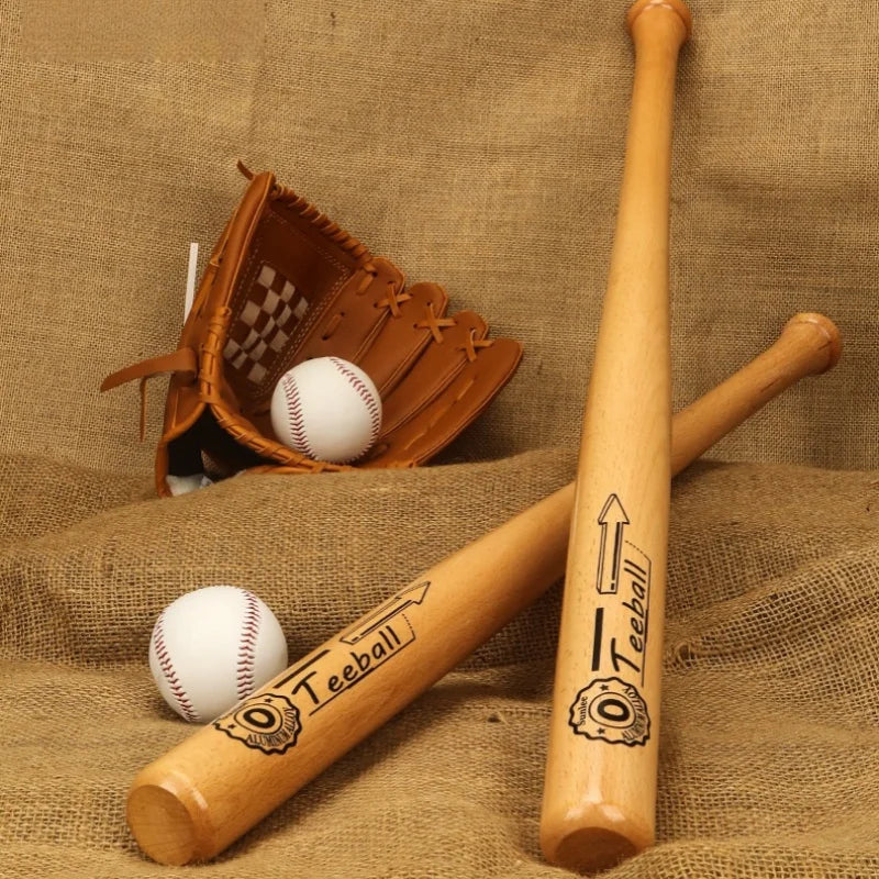 21 inch Solid Wood Baseball Bat Professional Hardwood Baseball Stick Softball Outdoor Sports Fitness Equipment Self-Defense Gear