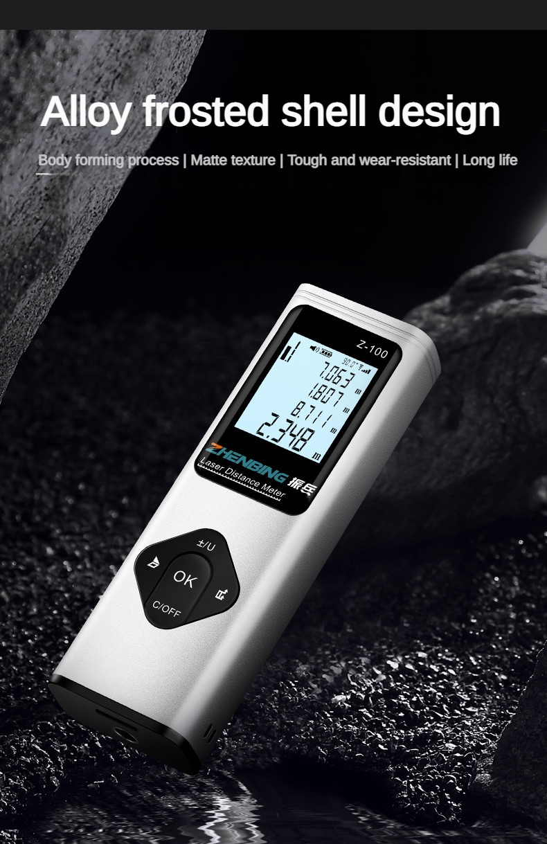 40M Smart Digital level Laser Distance Meter Range Portable USB Charging Rangefinder Mini Handheld Distance Measuring Meter