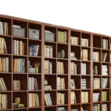 Family library, living room to the top, integrated whole wall children's bookshelf, large-capacity customization, floor-to-ceili