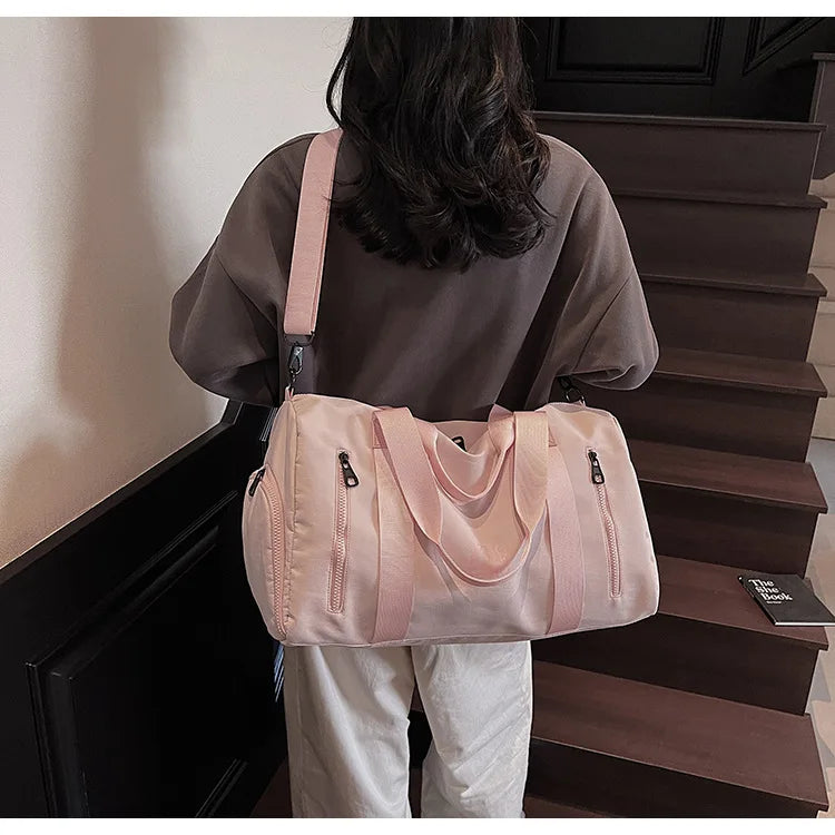 Fashion Travel Bags For Women Large Capacity Men's Sports bag Waterproof Weekend Sac Voyage Female Messenger Bag Dry And Wet