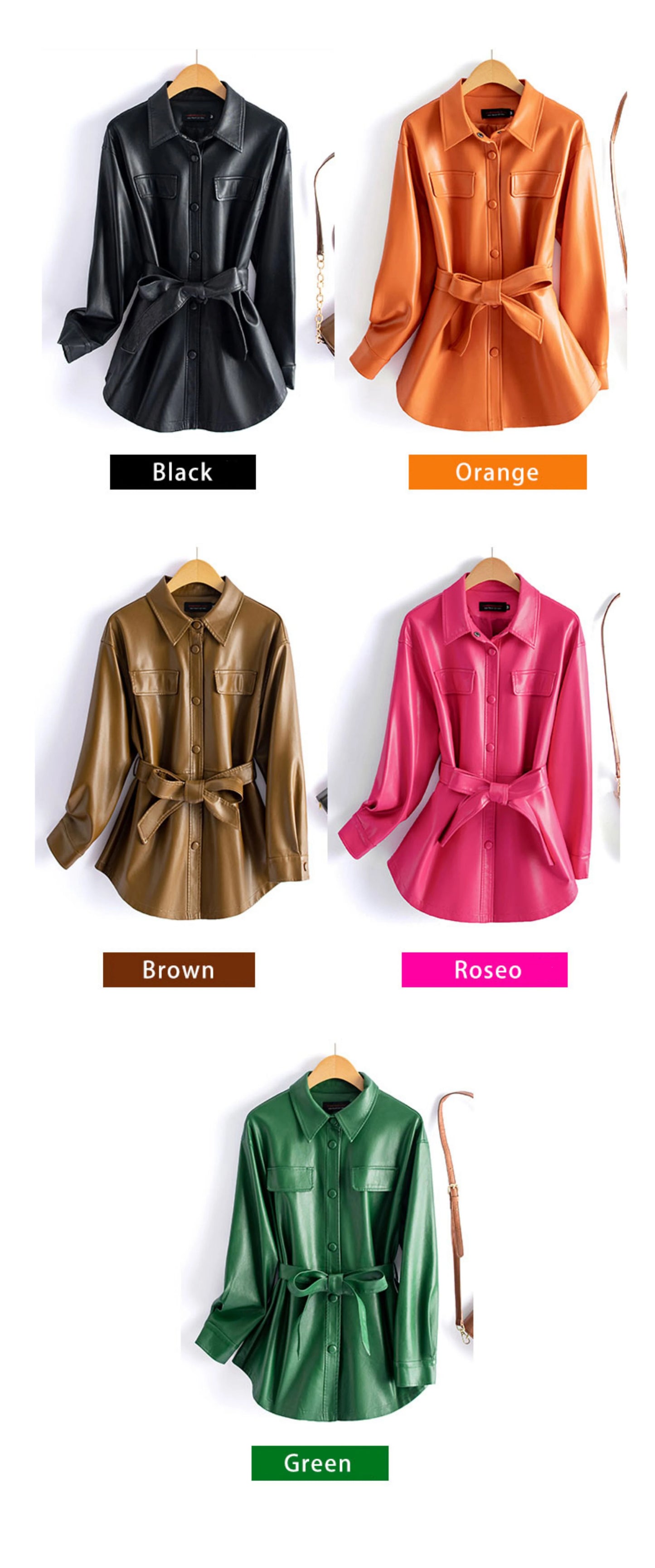 Sheepskin Leather Jacket Women Fashion Irregular Turn-down Collar Lace-up Belt Chic Office Ladies Real Split Leather Jacket Coat