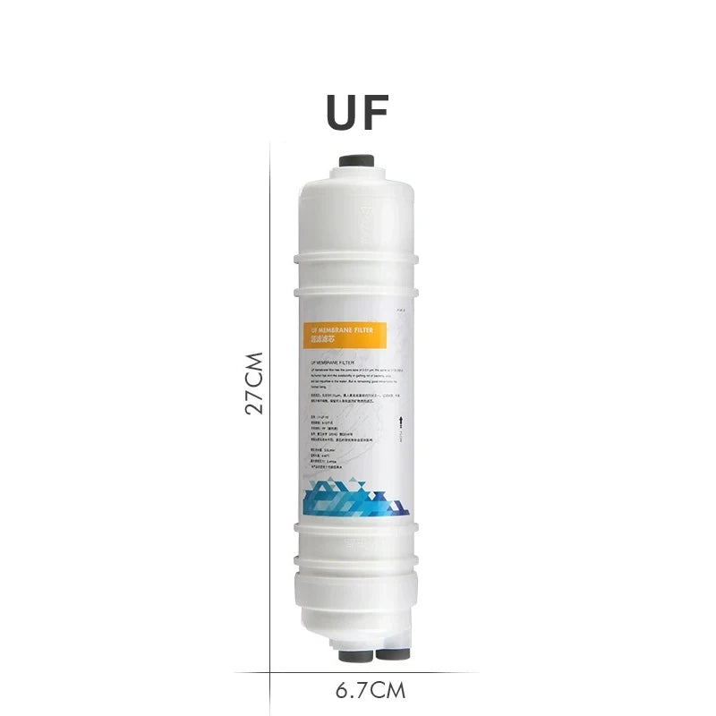 Waternoble 10 Inch Water Filter Replacement PP Cotton & T33 Activated Carbon Filter Chlorine Removal Water Purification System