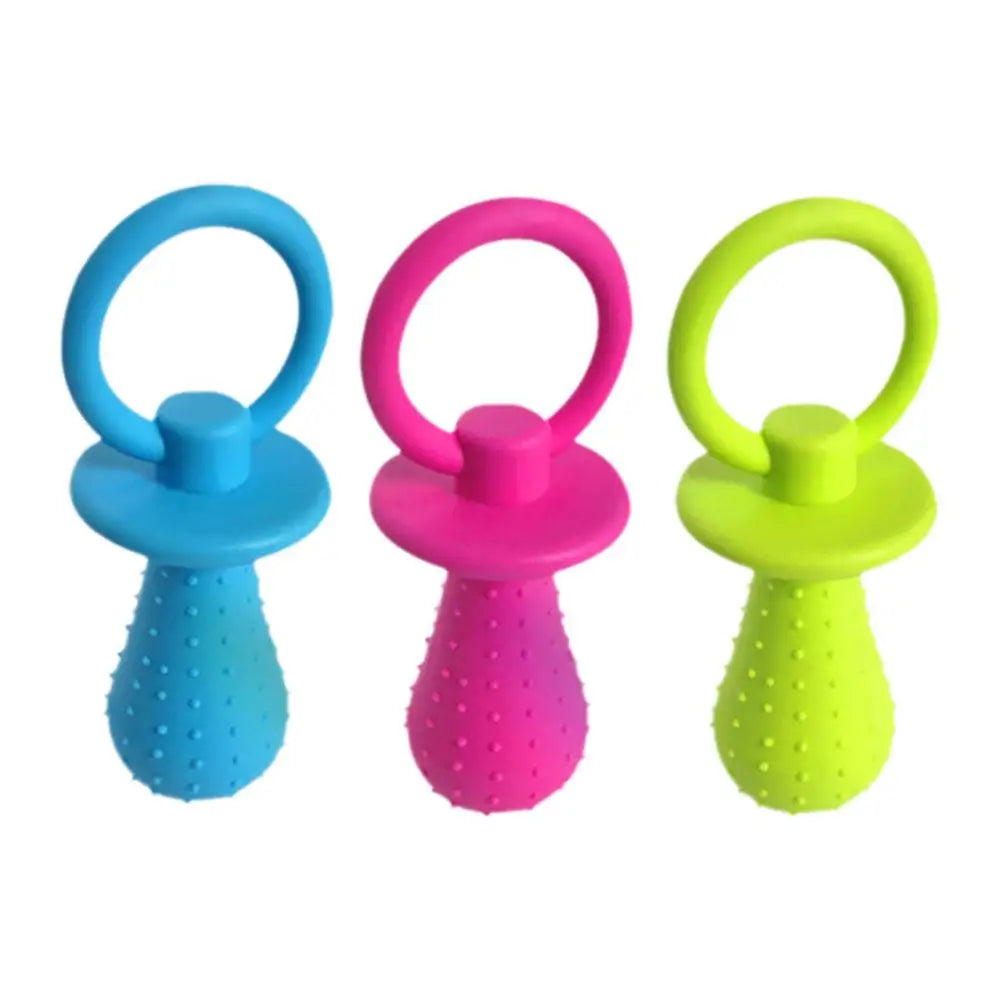 Pet Pacifier Rubber Toys Small Dogs Rubber Resistance To Bite Toy Dog Cat Chew Toys Pet Supplies Perros Accesorios