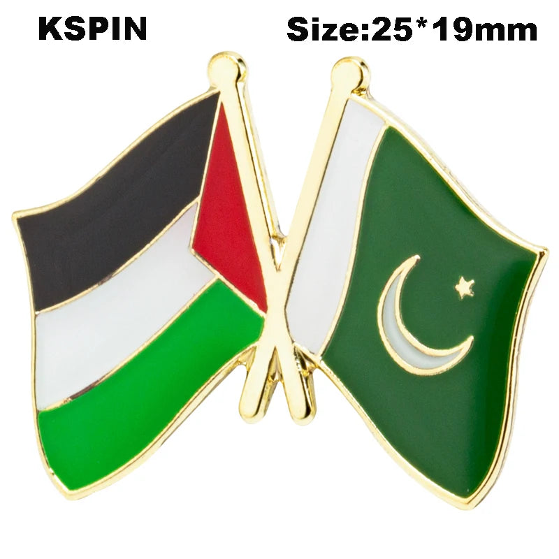 Palestine Flag Lapel Pin Friendship Flag Badge Flag pin