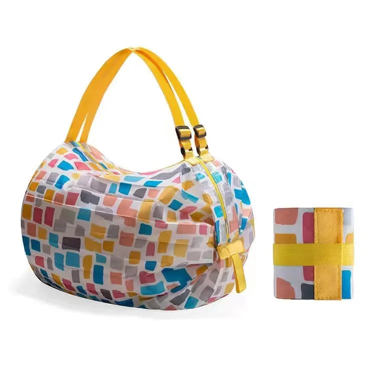 Women Shopper Bag Japanese Large Folding Tote Bag Travel Organizer Eco Shopping Bags Lady Market Bag Mujer Foldable Pouch Bolsos