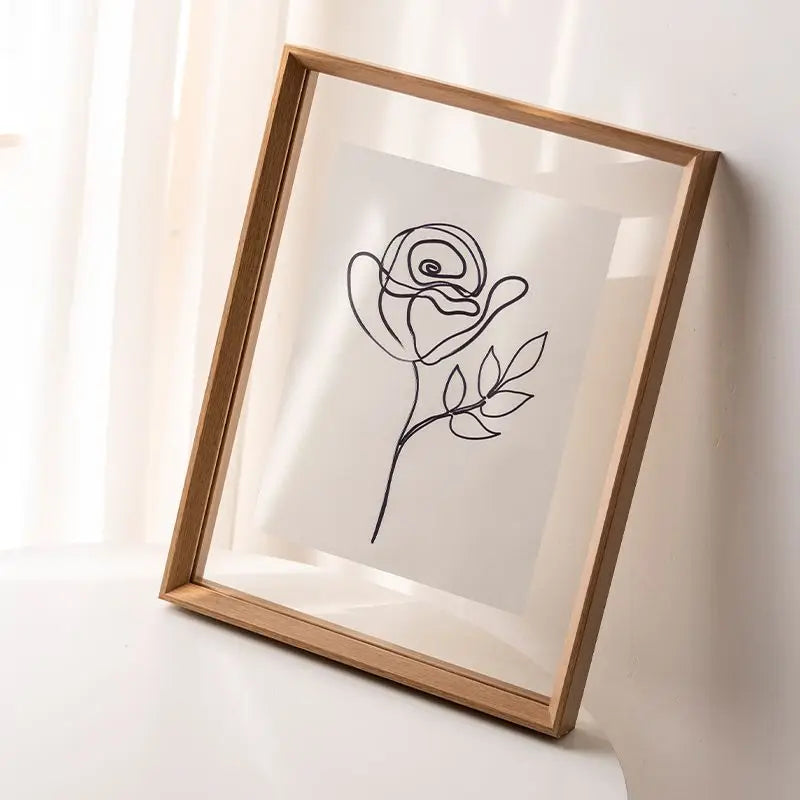 Picture Frames Made of Solid Wood and High Definition Acrylic Display Pictures Photos,Paintings,Posters Wall Mounting Desktop