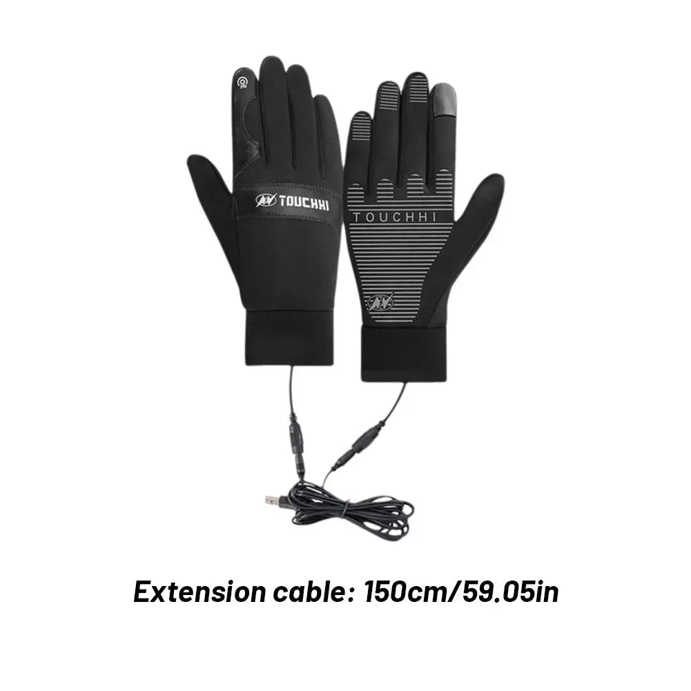 USB Heated Gloves,Riding Gloves, Ski Gloves, Heated Gloves Touchscreens Winter Accessories