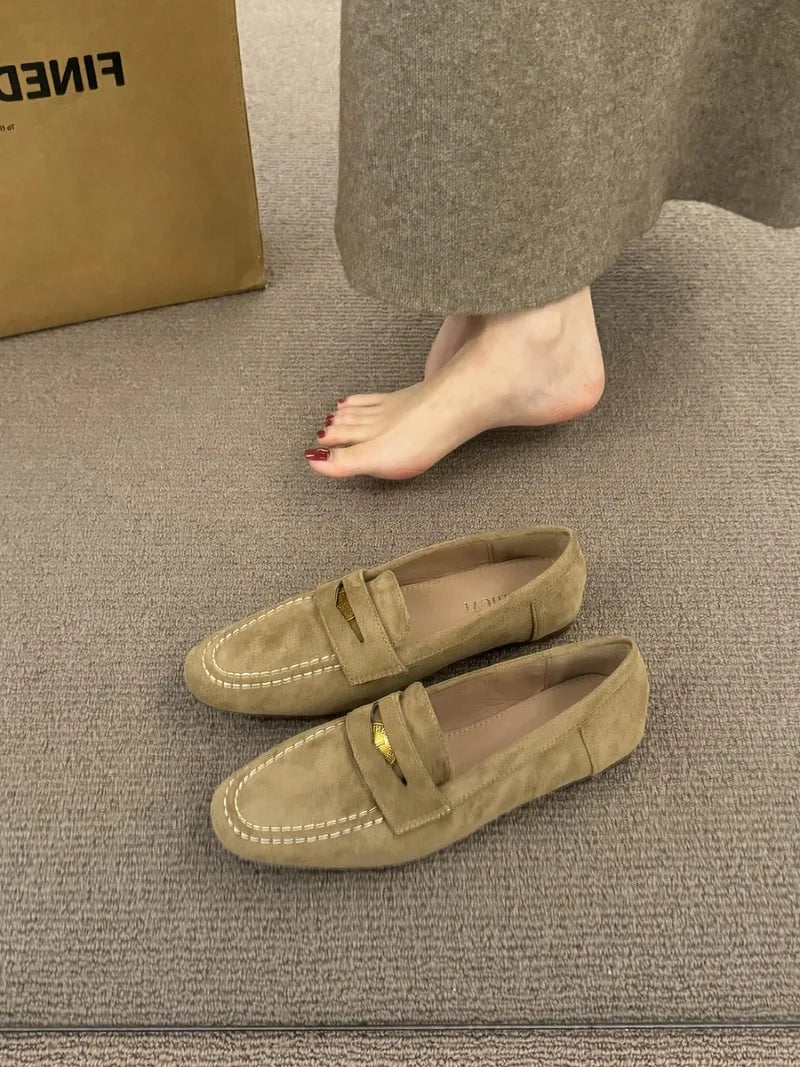 2026 New Flat Bottom Shoes Women's Lightweight and comfortable high-quality single shoes Casual Shoes Autumn Fashion