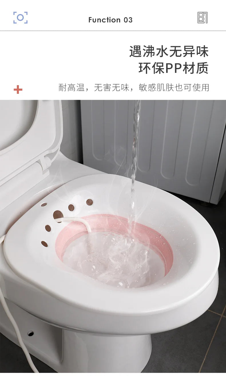 Bidet Folding Portable Bidet Maternity Self-Cleaning Private Parts Buttock Rinse Perineal Soak Bath Hemorrhoid Treatment Bidet