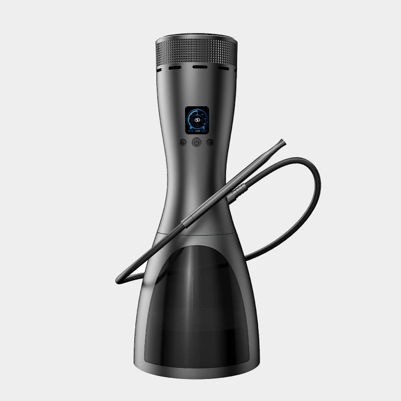 Portable Electric Hookah Lukah Shisha with LED Light Luxury Carbon-Free E-Hookah Set
