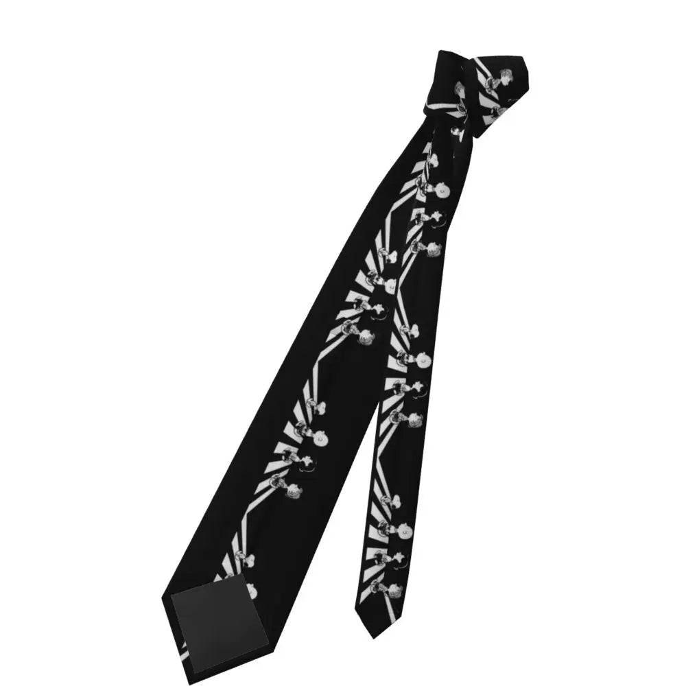 Personalized Fashion S-Snoopys Neckties Men Silk Cartoon Office Neck Tie