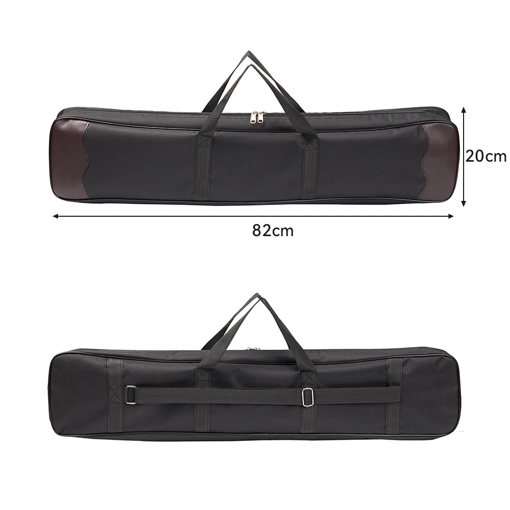 Archery Hunting Canvas Bow Bag Shoulder for Recurve Bow Holder Target Shooting Bow Carrying Case Knapsack Rucksack 82*20cm