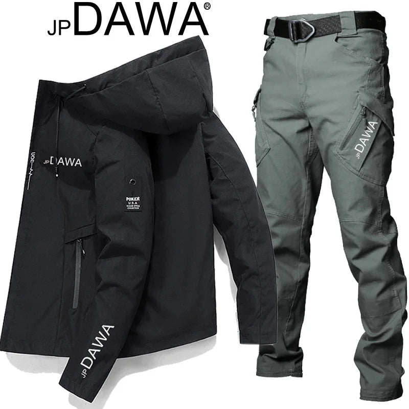 Fishing suit suit jacket tactical pants high quality spring and summer sun protection season outdoor sports waterproof clothing