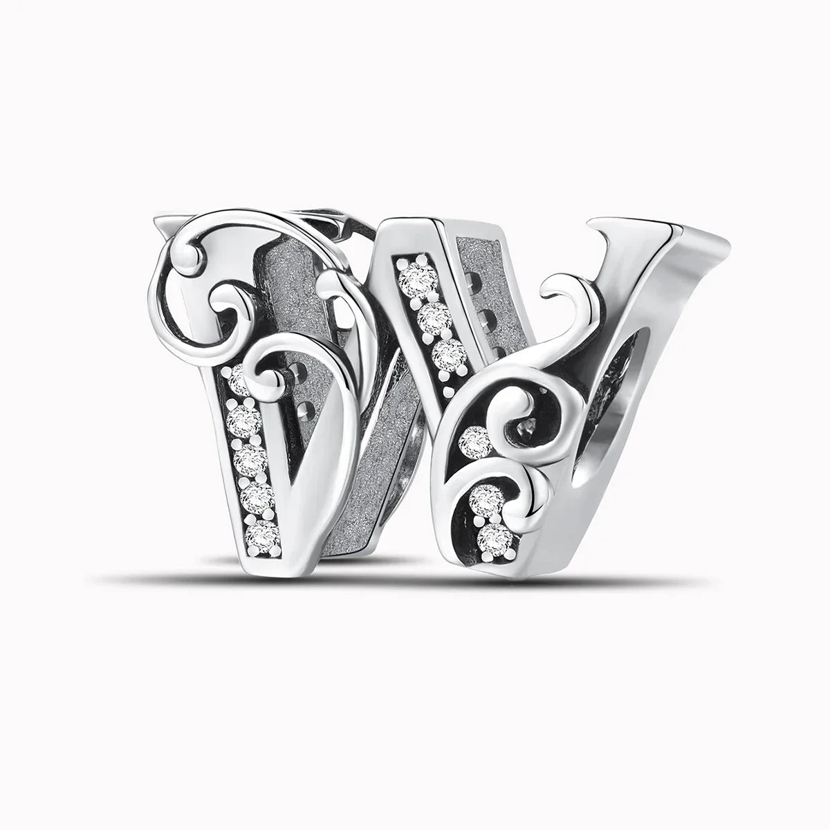 925 Sterling Silver English Letter Charms Beads Fit Original Pan DIY Bracelets Making Gift Of High Quality Fine Jewelry