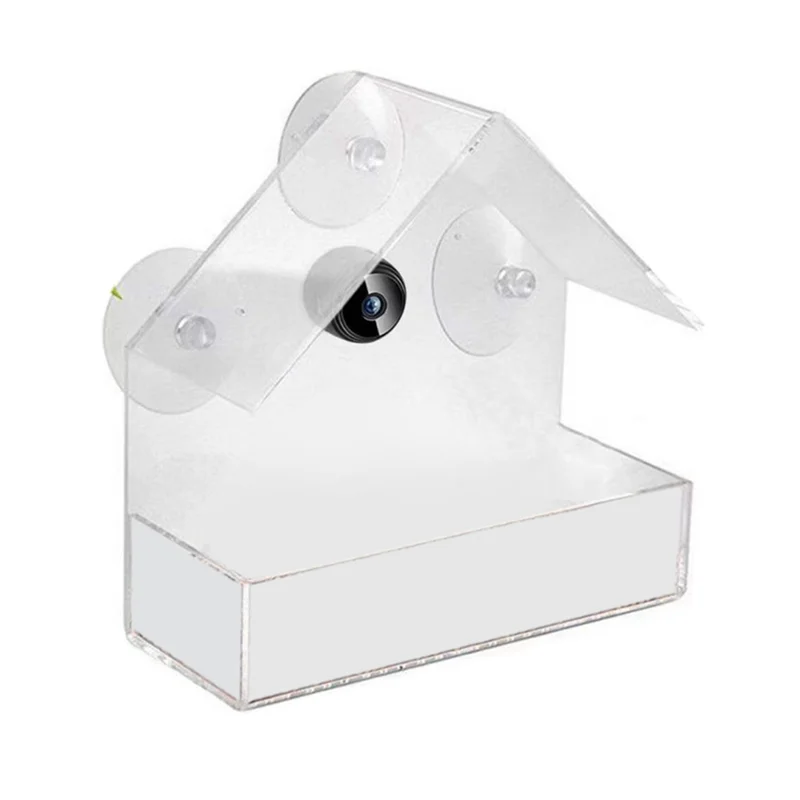 ABKJ-Bird Feeder With Camera, With HD Night-Version Bird Watching Camera For Outdoor Bird Watching & Capture Photos C