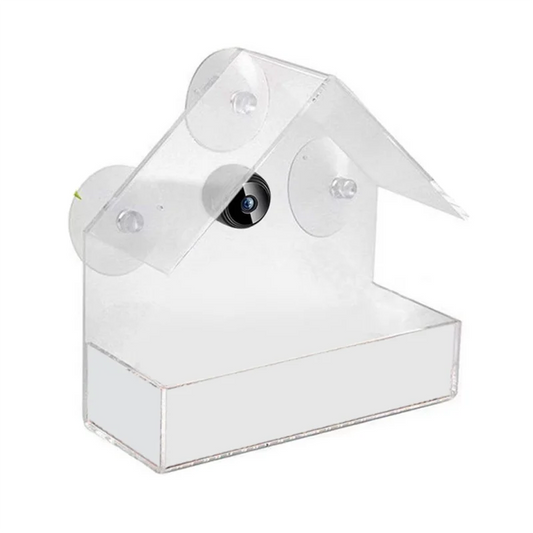 ABKJ-Bird Feeder With Camera, With HD Night-Version Bird Watching Camera For Outdoor Bird Watching & Capture Photos C