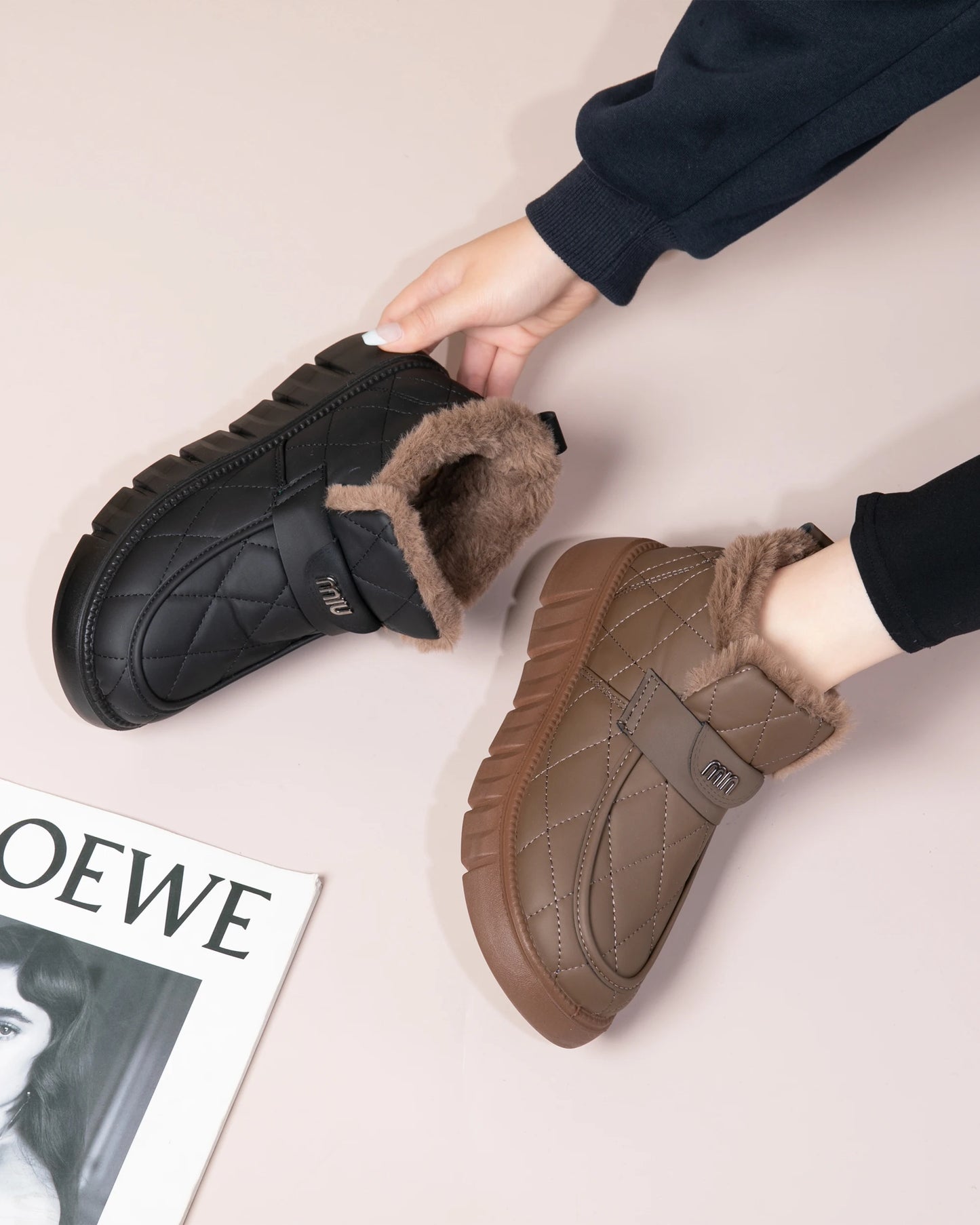 2026 Winter New Arrival Women's Shoes Thick Bottom Anti-Slip Wear-Resistant Cold-Proof Warm Comfortable Free Shipping