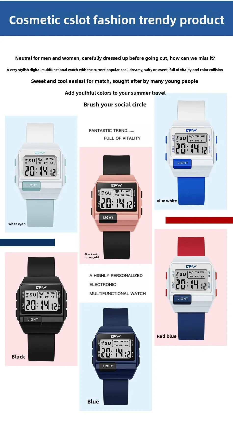 Men Watch for Men Set Brand Luxury LED Military Digital Multifunctional Mode Sport Quartz Fashion Watch Relogio Masculino