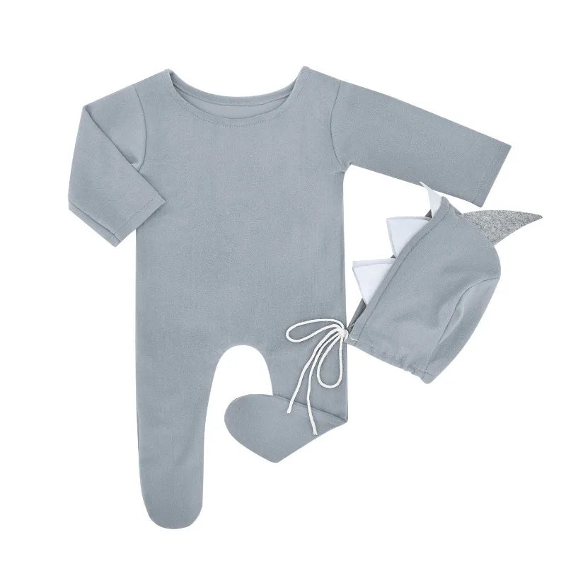 Baby Outfit  Newborn Photography Romper Panda Bear Baby  Sets Photography Clothing