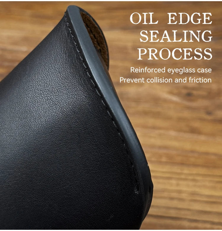 Genuine Leather Eye Glasses Bag for Eyeglass High Quality Handmade Causal Glasses Case Sunglasses Protector Pouch