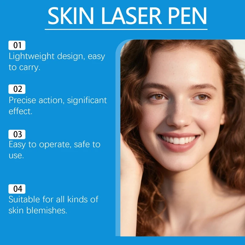 Skin Care Pen for Body Facial and Local Skin Cleaning Especially Lightweight and Portable for Home Use Remove Spots Tool