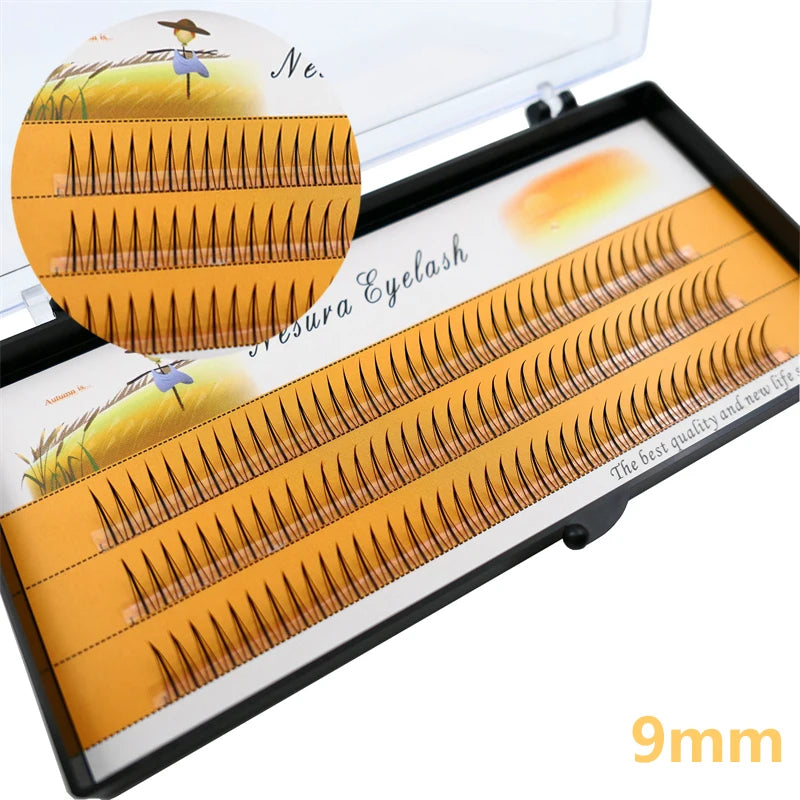 Natural Single Cluster False Eyelash 1 Box 120 Clusters Female Makeup Eyelash Extension False Eyelash Tool