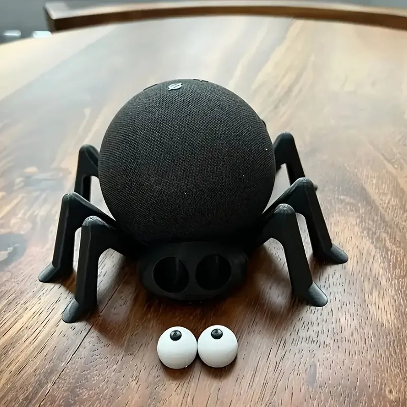 3D Printed Spider Theme Stand, Smart Speaker Stand for Alexa Echo Dot 4Th Generation/Fifth Generation and Homepod Mini, Perfect for Halloween and Christmas Decoration, Desktop Display Stand