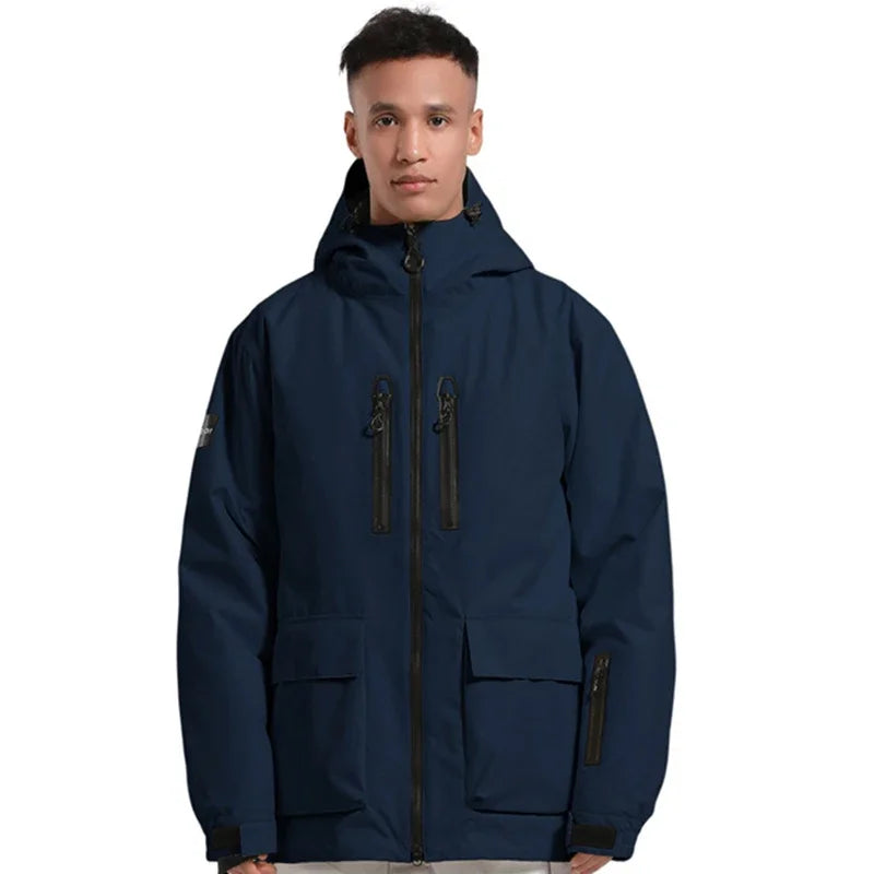 Winter New Skiing Jackets Thickened Warm Winter Clothes Outdoor Sport Waterproof Jackets Loose Couple Snow Coats Snowboard Tops