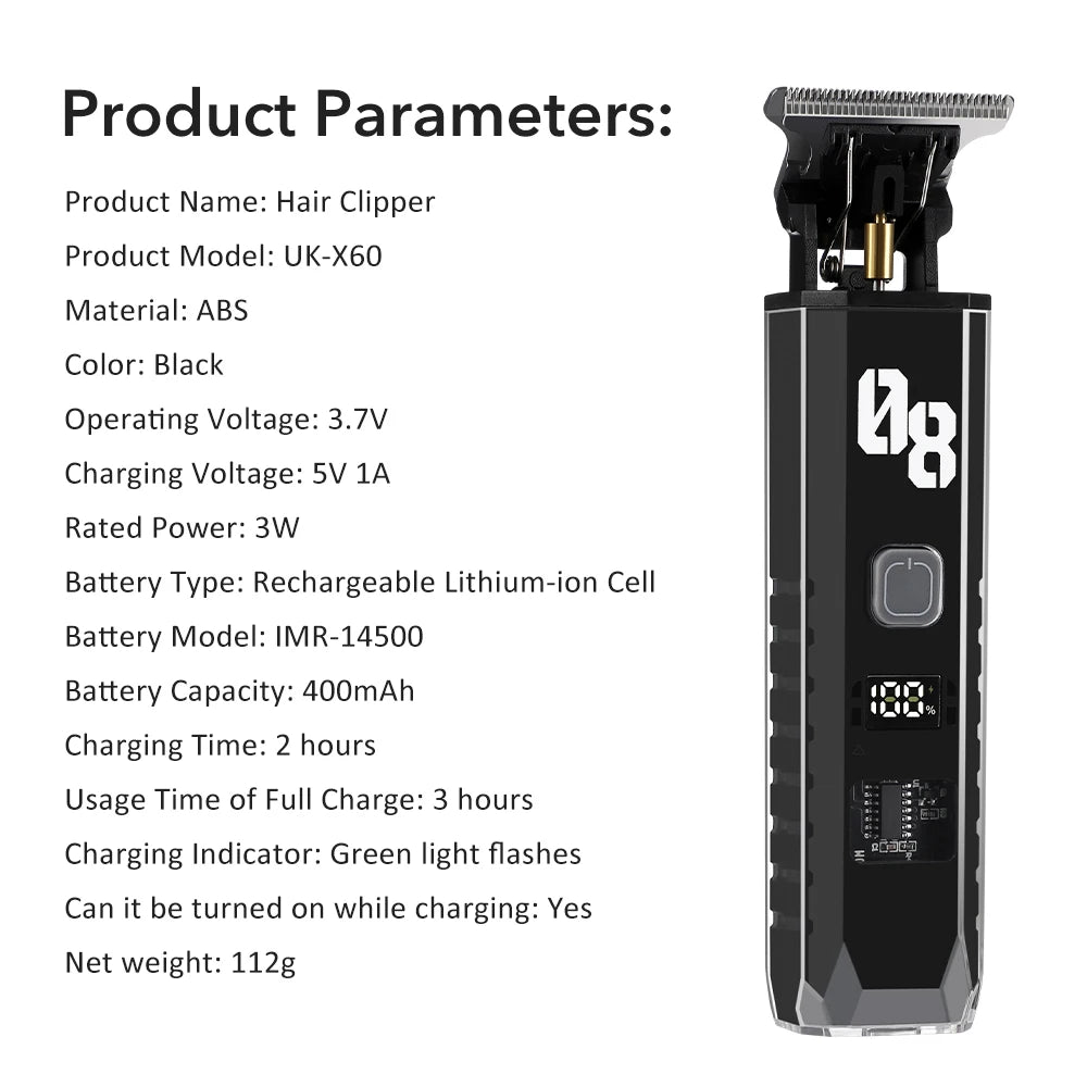 Hair Clipper Barber Mower Cutting Machine Electric Trimmer for Man Razor Men's Mower Haircut Men Affair Machine Beard Cutter