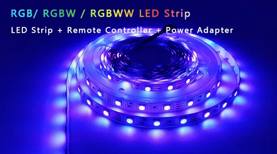LED Strip Lights RGBW RGB 5050 Led Light 60LEDs/m Wifi Alexa Control Waterproof Flexible Ribbon Lamp Tape Luces Led Room Decor