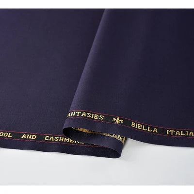 High Count 50% Worsted Wool Fabric For Suits Sewing Blazer Vest Pants Coat DIY High End 280g/m Serge Cloth Material 50X150cm