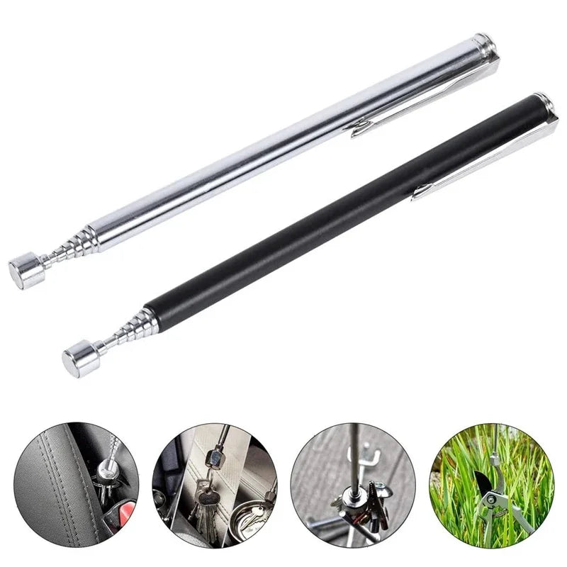 Telescopic magnetic pen mini portable retractable pick-up rod can pick up nuts and bolts convenient tool