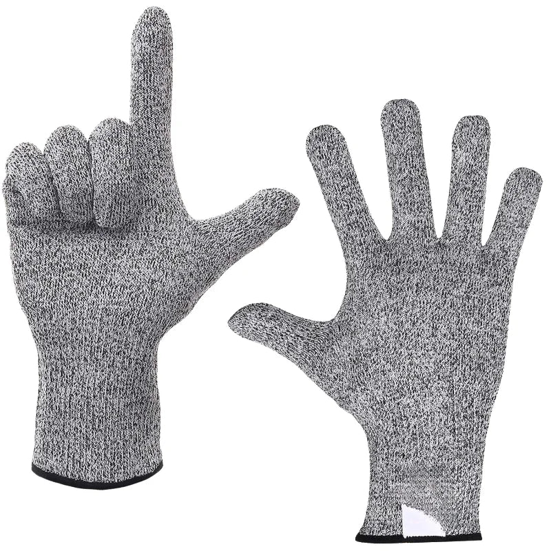 Anti Cut, Anti-Scratch, Multi-Purpose Gloves for Industry, Kitchen, Gardening and Glass Cutting, High-strength, Level 5 Safety