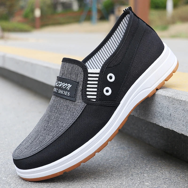 Men's Fashionable Solid Knitted Running Shoes - Lightweight, Breathable and Non-Slip - Perfect Sports Shoes for Outdoor Adventure