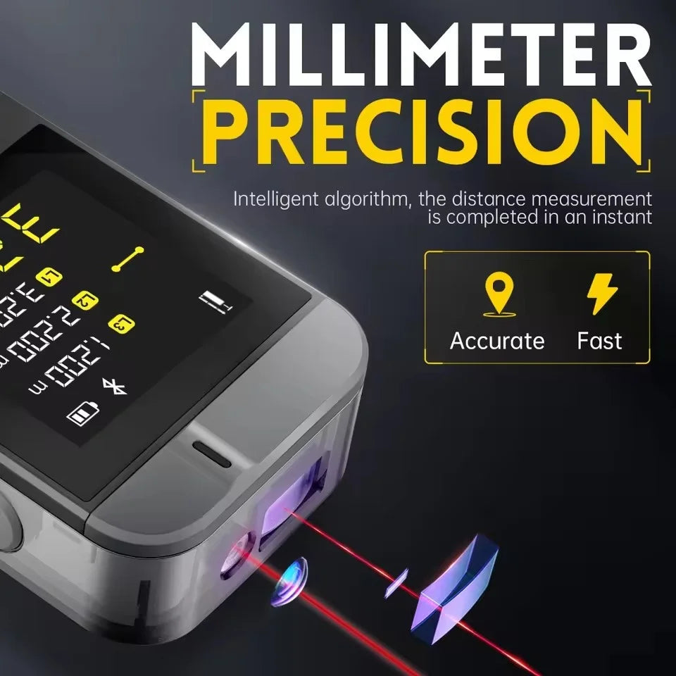 FNIRSI IR40 Smart Laser Rangefinder 40M Laser Tape Measure Digital Distance Meter Metro Laser Digital Accurate APP To Draw