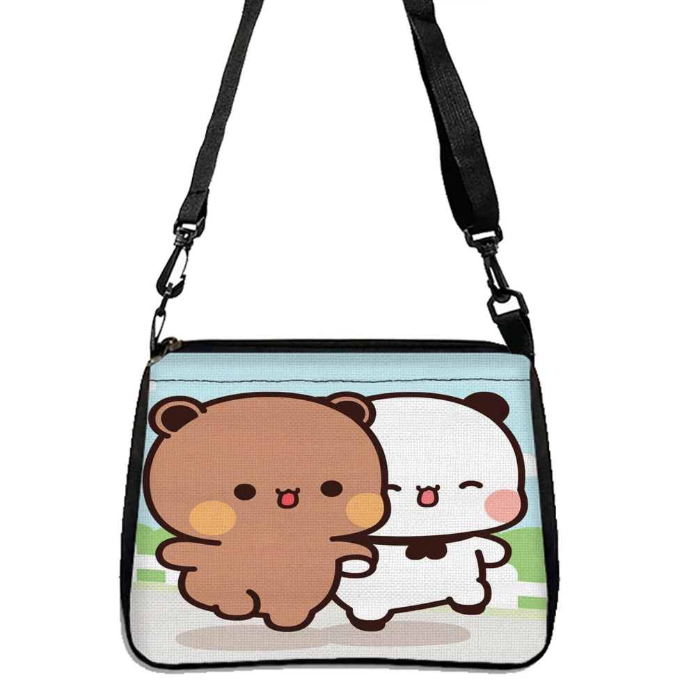 Women Shoulder Bag  Bubu Dudu Print Large Capacity Shopping Bags for Lady Cartoon Grocery Tote Bag Handbags 10.11