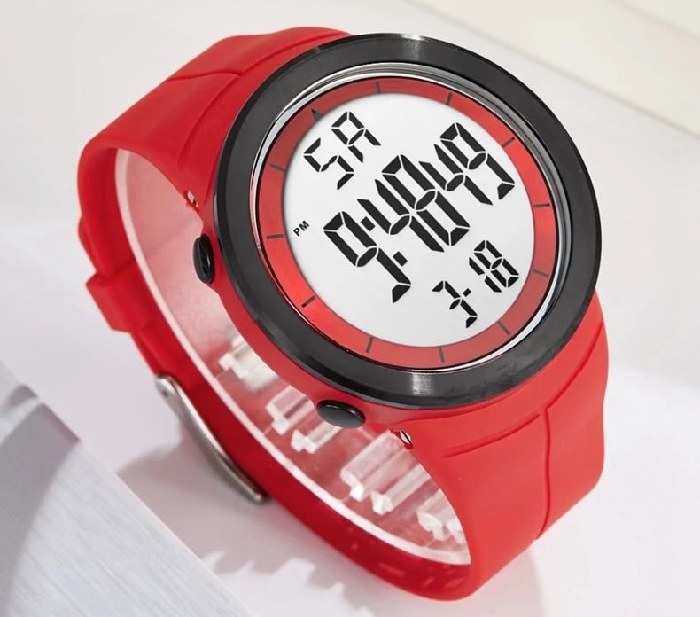 Digital Watches for Men Black 50M Diving Tactical Wristwatch Big Dial Waterproof Electronic Led Military Clocks Alarm Stopwatch