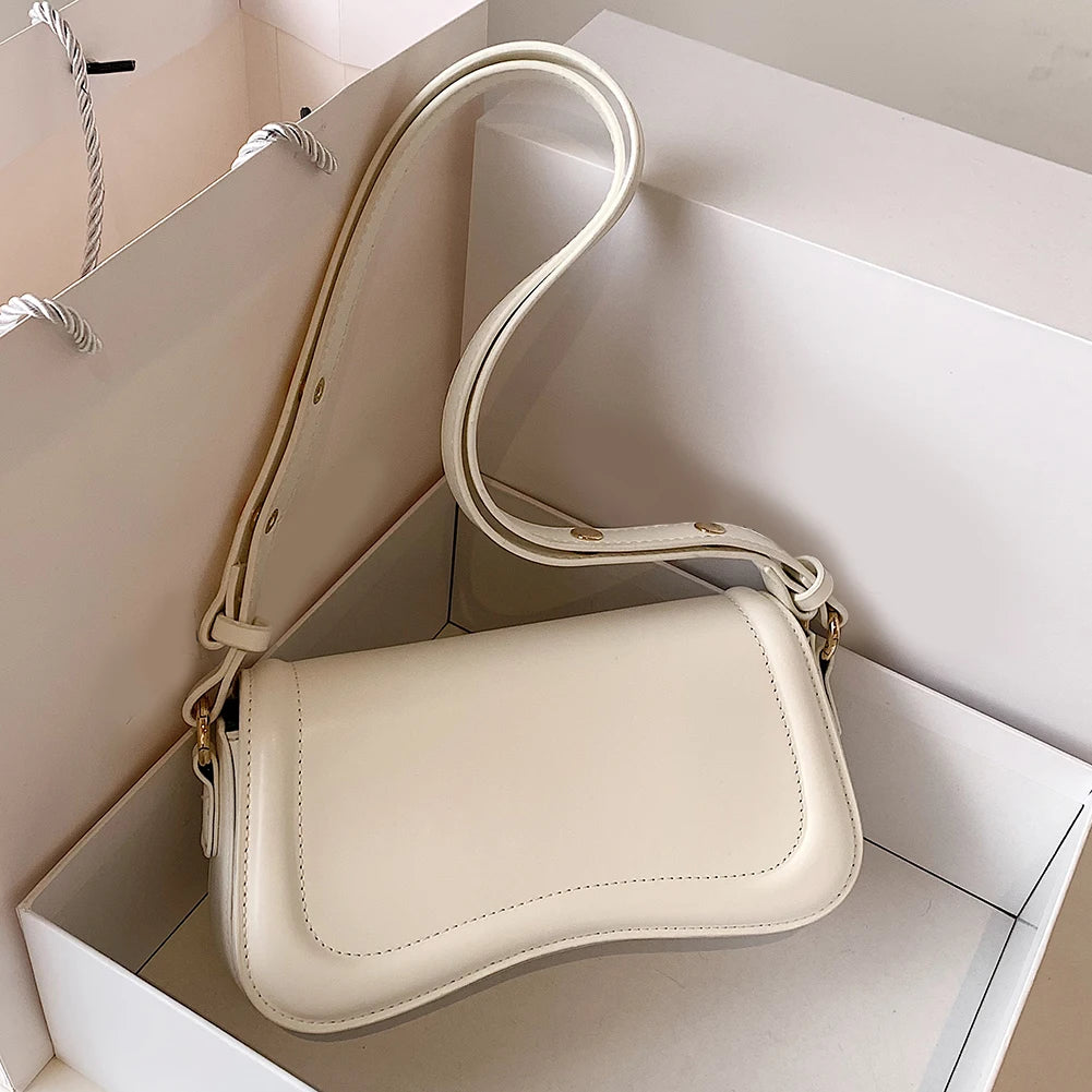 New Fashion Armpit Bags for Women Trendy Underarm Bag Soft Leather PU Purses and Handbags Designer Shoulder Bag Small Hand Bag