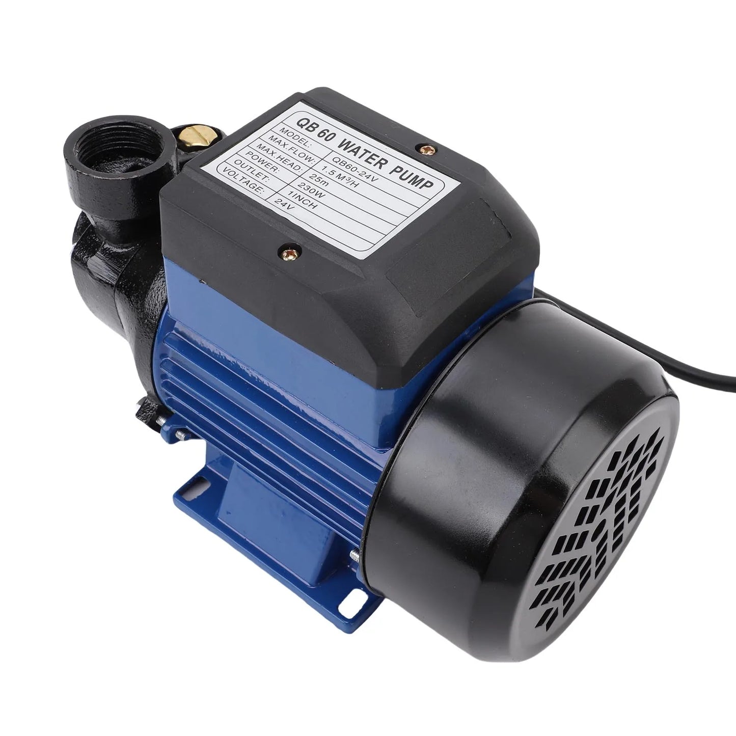 Irrigation Pump 230W 1.5m³/H Flowrate 1 Inch Outlet Quiet 3200RPM 25m High Lift  for Agricultural