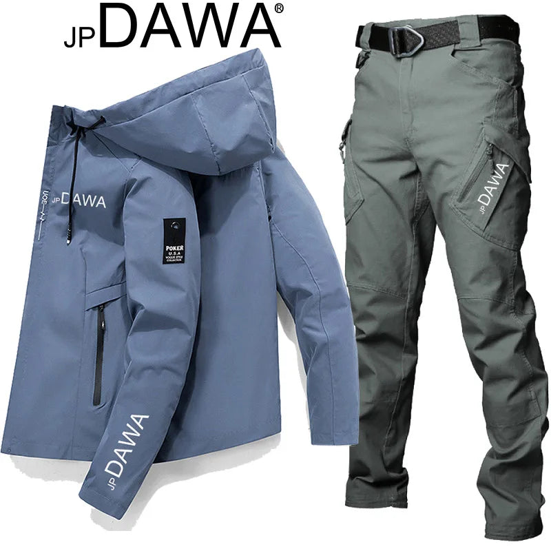 Fishing suit suit jacket tactical pants high quality spring and summer sun protection season outdoor sports waterproof clothing
