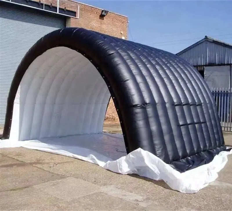 Giant Red Tent While Iatable Stage Cover Shelter Air Roof For Outdoor Activities And Promotion Display
