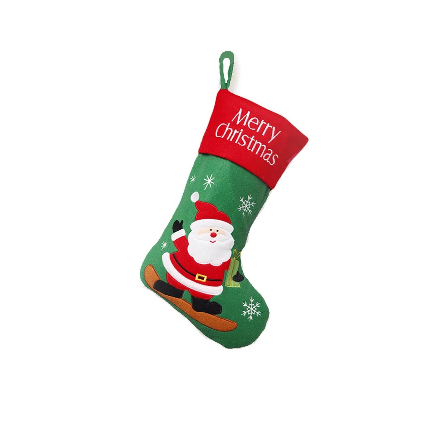 Christmas Home Decorations Candy Gift Bag Christmas Stocking Sock Christmas Ornament Christmas Stocking Xmas Tree Hanging Decor